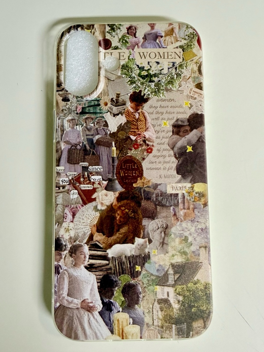 Little Women Classic Literature Collage iPhone 16 Plus Case Bookish Cottagecore